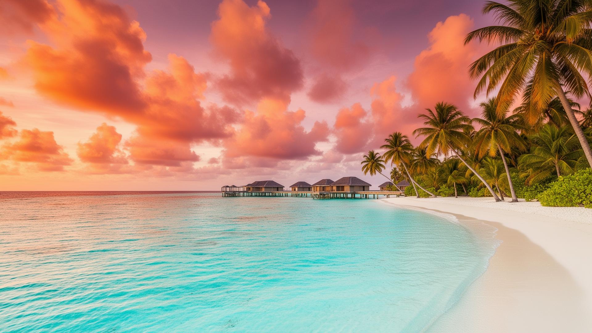 Tropical paradise beach